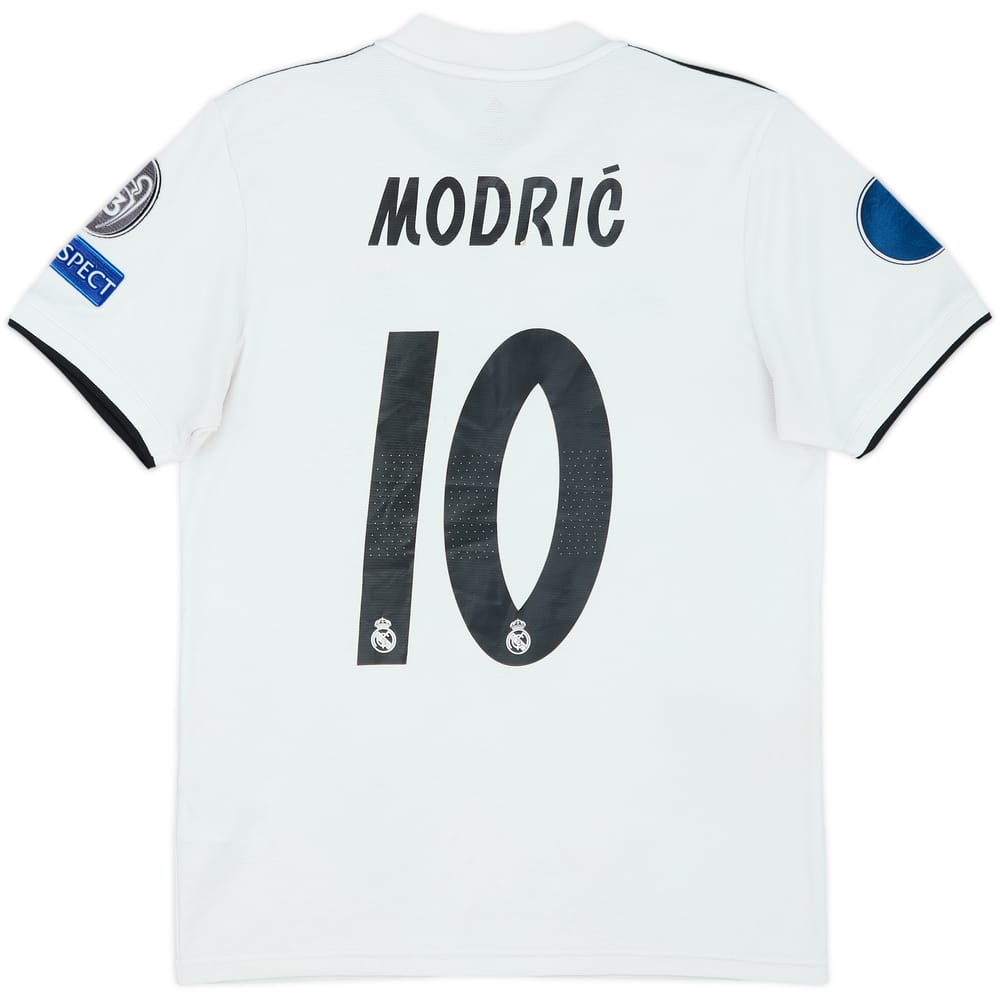 2018-19 Real Madrid Home Shirt Modric #10 - 5/10 - (S)