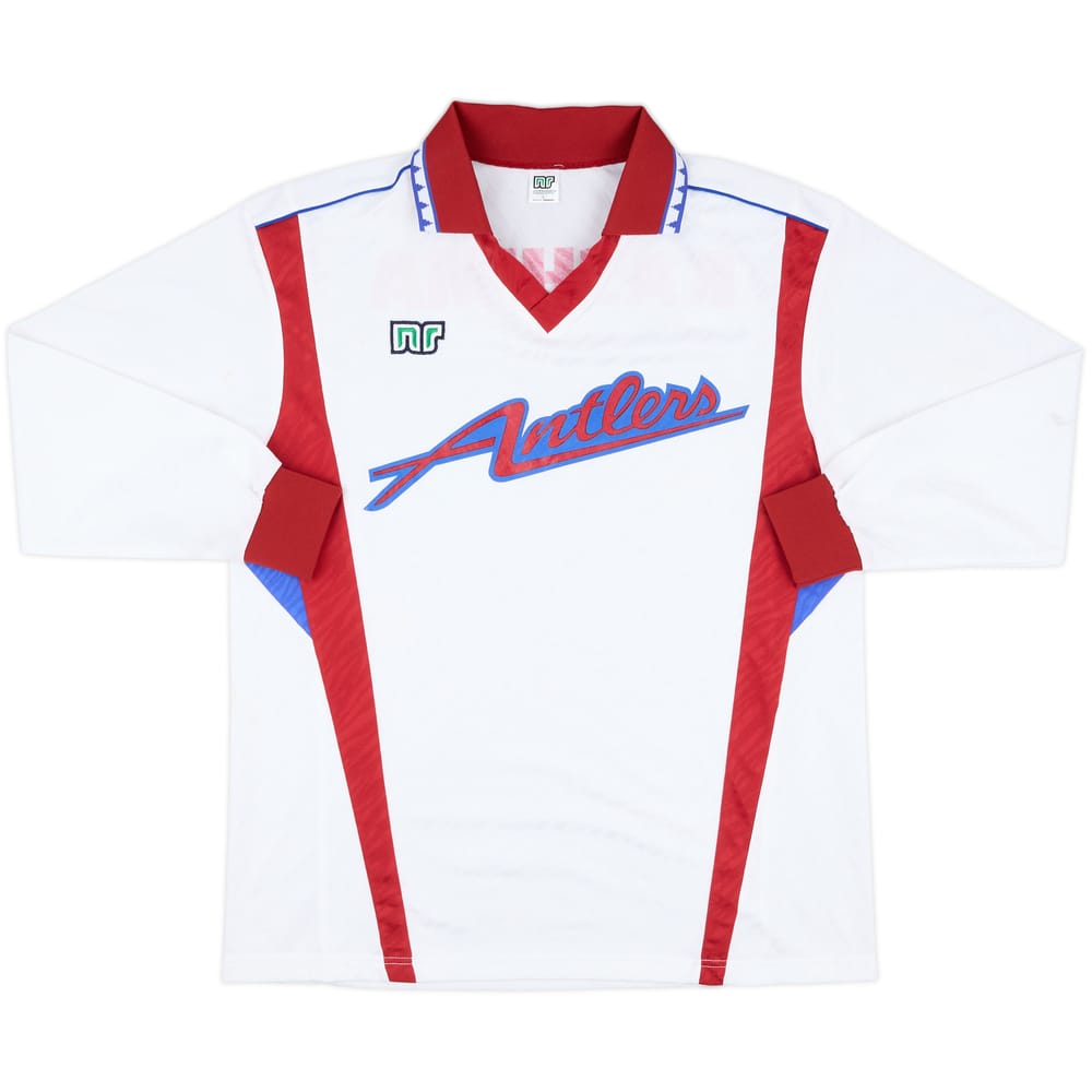 1992-93 Kashima Antlers Away L/S Shirt - 8/10 - (L)
