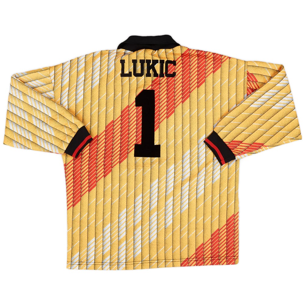 1995-96 Leeds United GK Shirt Lukic #1 - 8/10 - (S)