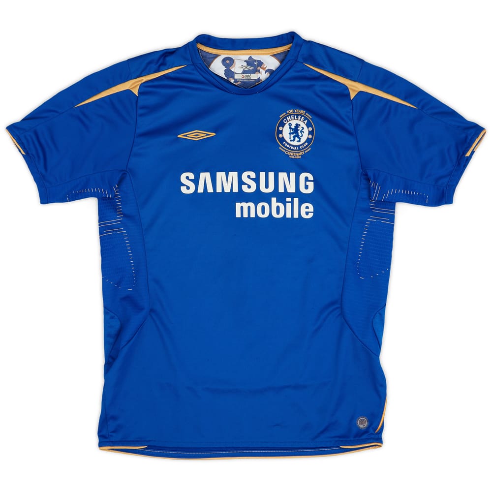 2005-06 Chelsea Centenary Home Shirt - 9/10 - (XL.Boys)