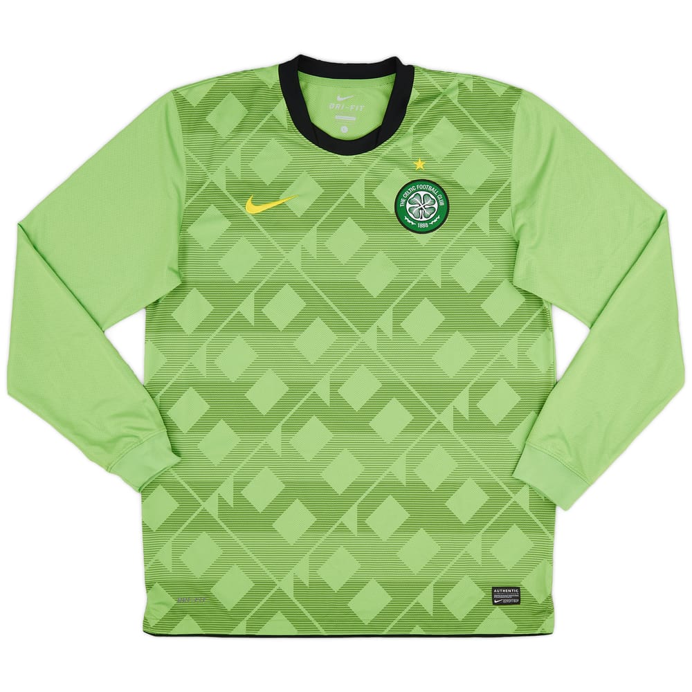 2010-11 Celtic Away L/S Shirt - 9/10 - (L)