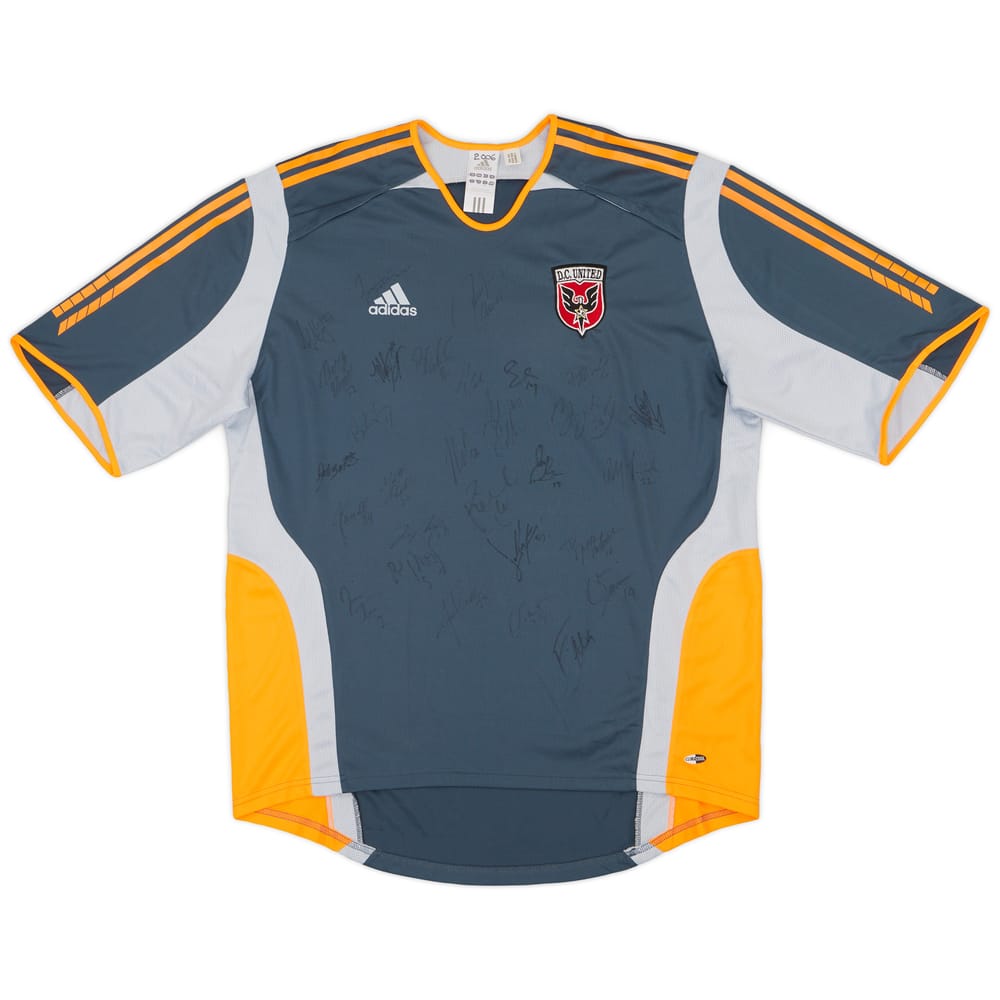 2004-05 DC United adidas Squad Signed Training Shirt - 10/10 - (L)