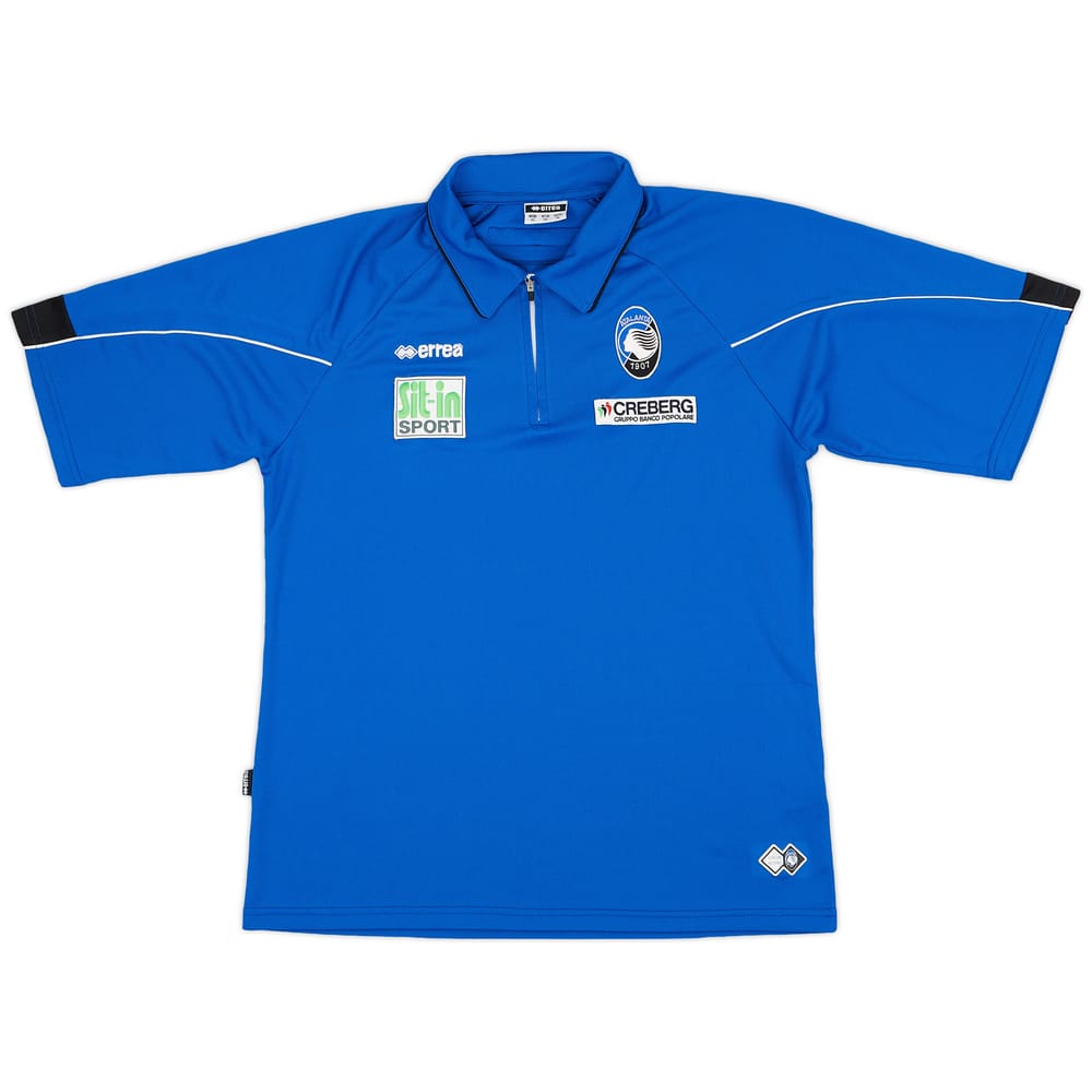 2000s Atalanta Errea 1/4 Zip Training Shirt - 9/10 - (XL)