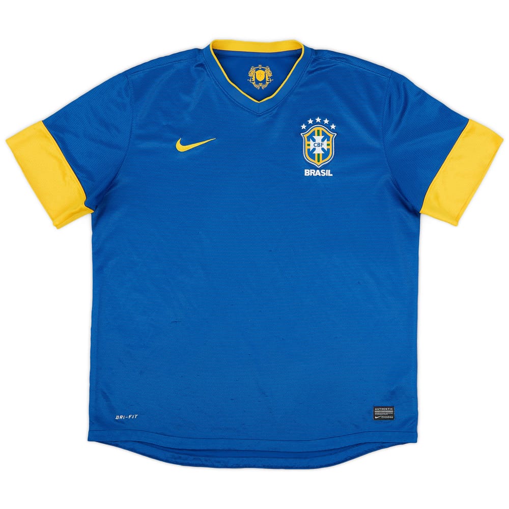 2012-13 Brazil Away Shirt - 7/10 - (XL)