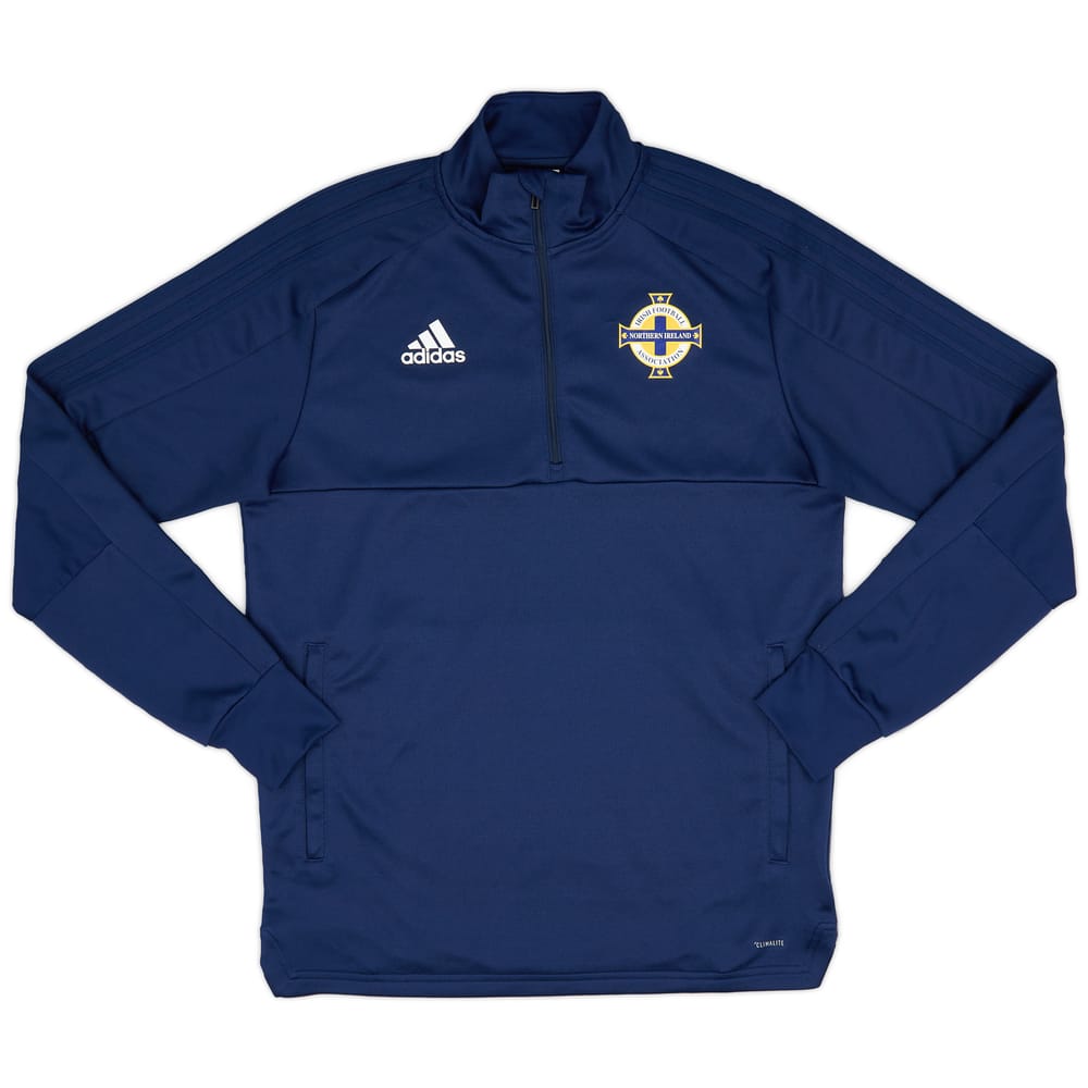2017-18 Northern Ireland adidas 1/4 Zip Training Top - 10/10 - (M)