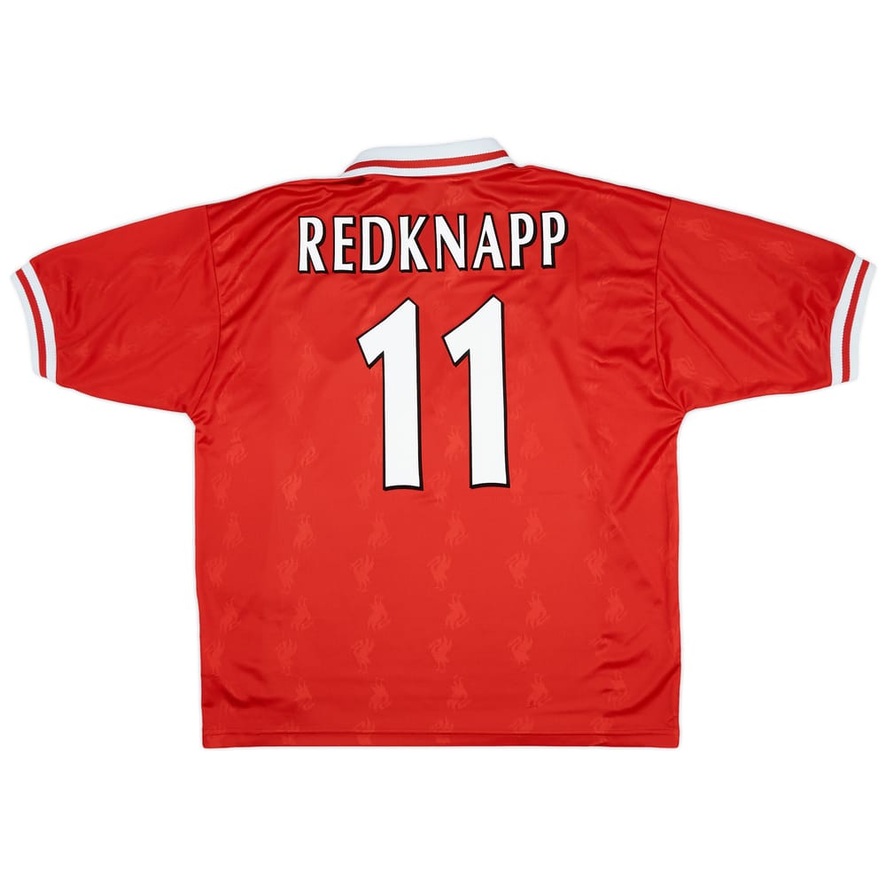 1996-98 Liverpool Home Shirt Redknapp #11 - 7/10 - (XL)