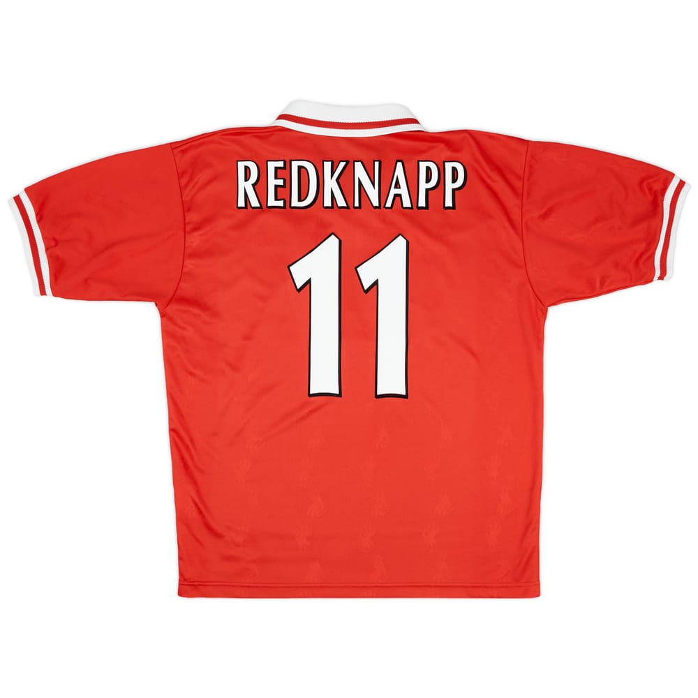 1996-98 Liverpool Home Shirt Redknapp #11 - 8/10 - (L)