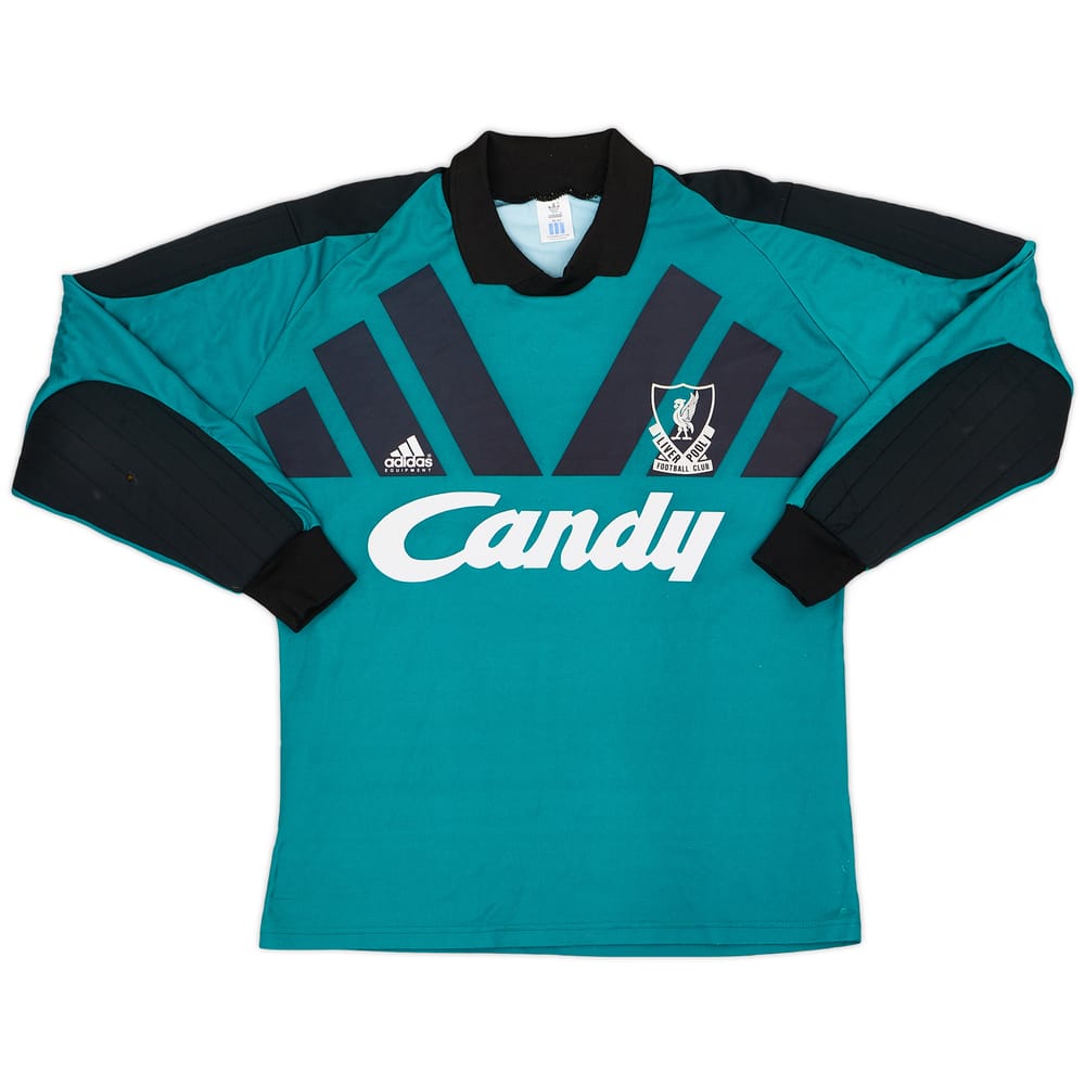 1991-92 Liverpool GK Shirt - 9/10 - (M)