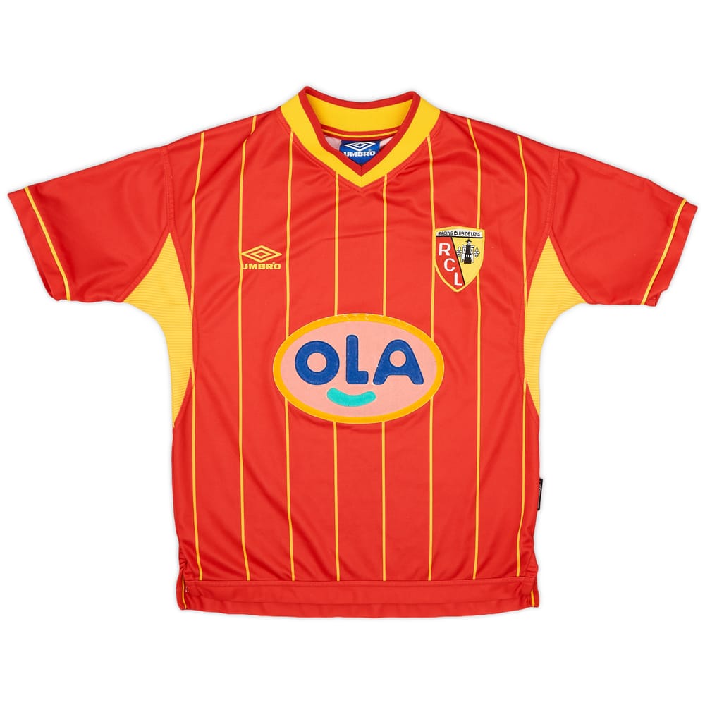 1999-00 Lens Home Shirt - 8/10 - (Y)