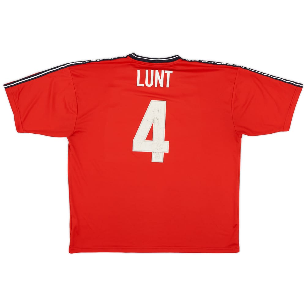 2003-04 Crewe Alexandra Home Shirt Lunt #4 - 6/10 - (XL)