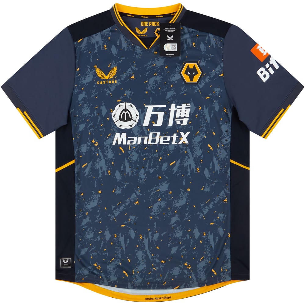 2021-22 Wolves Player Issue Pro Away Shirt