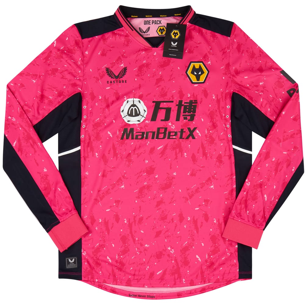 2021-22 Wolves Player Issue Pro GK Away Shirt