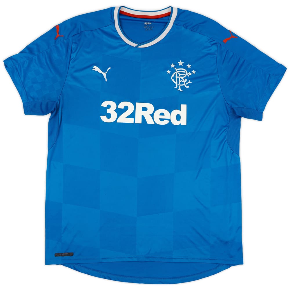 2016-18 Rangers Home Shirt - 6/10 - (XL)