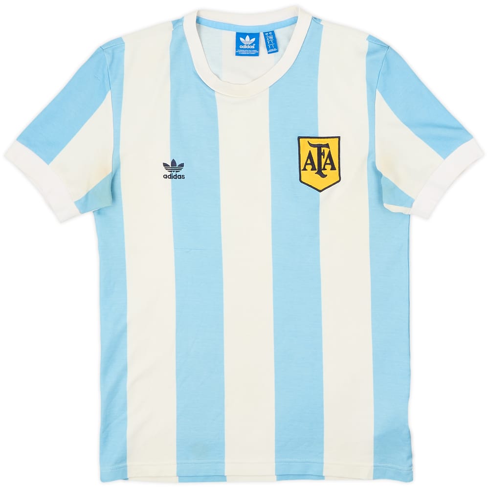 Camiseta de local adidas de reedición '1978' de Argentina 2013 #10 (Kempes) - 5/10 - (S)