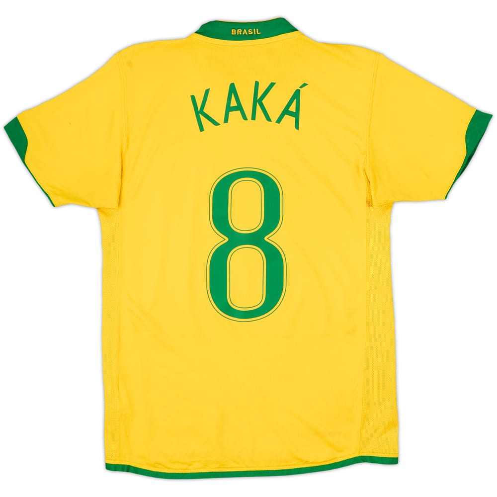 2006-08 Brazil Home Shirt Kaka #8 - 6/10 - (M)
