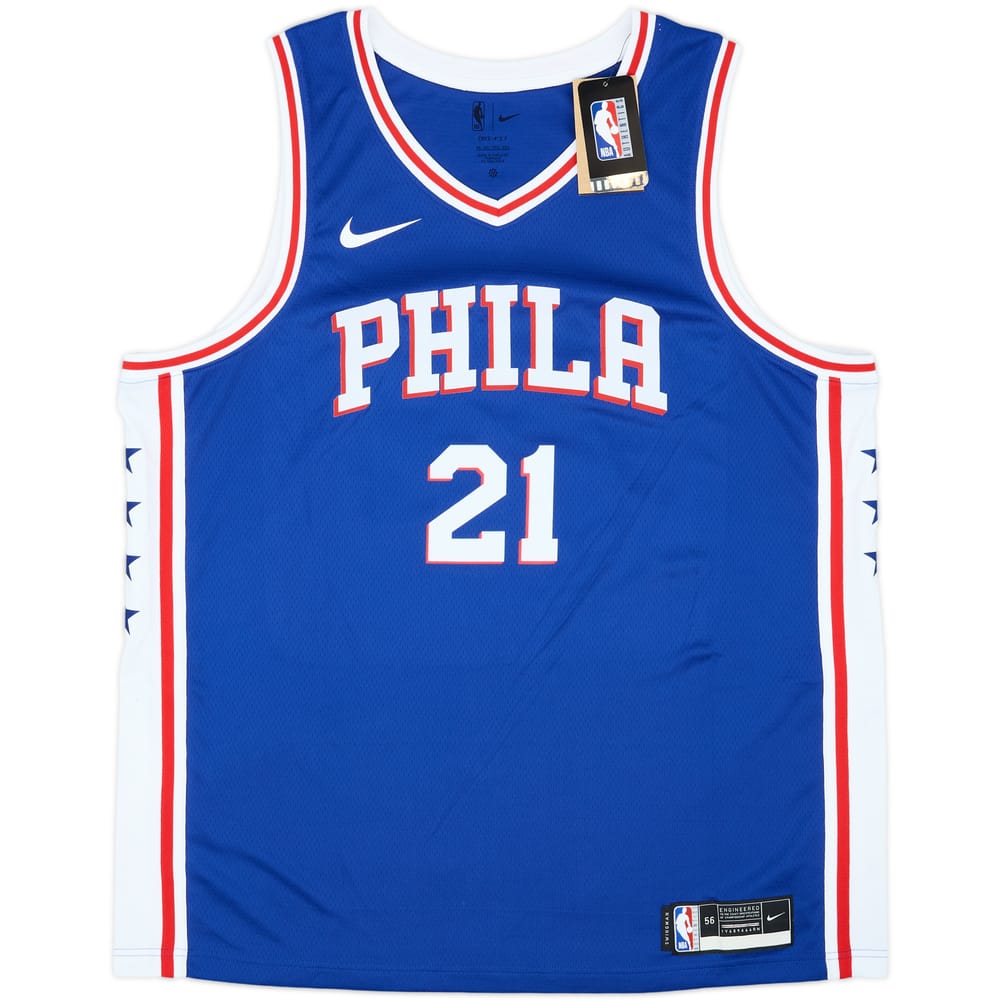 2017-26 Philadelphia 76ers Embiid #21 Nike Swingman Away Jersey (XXL)