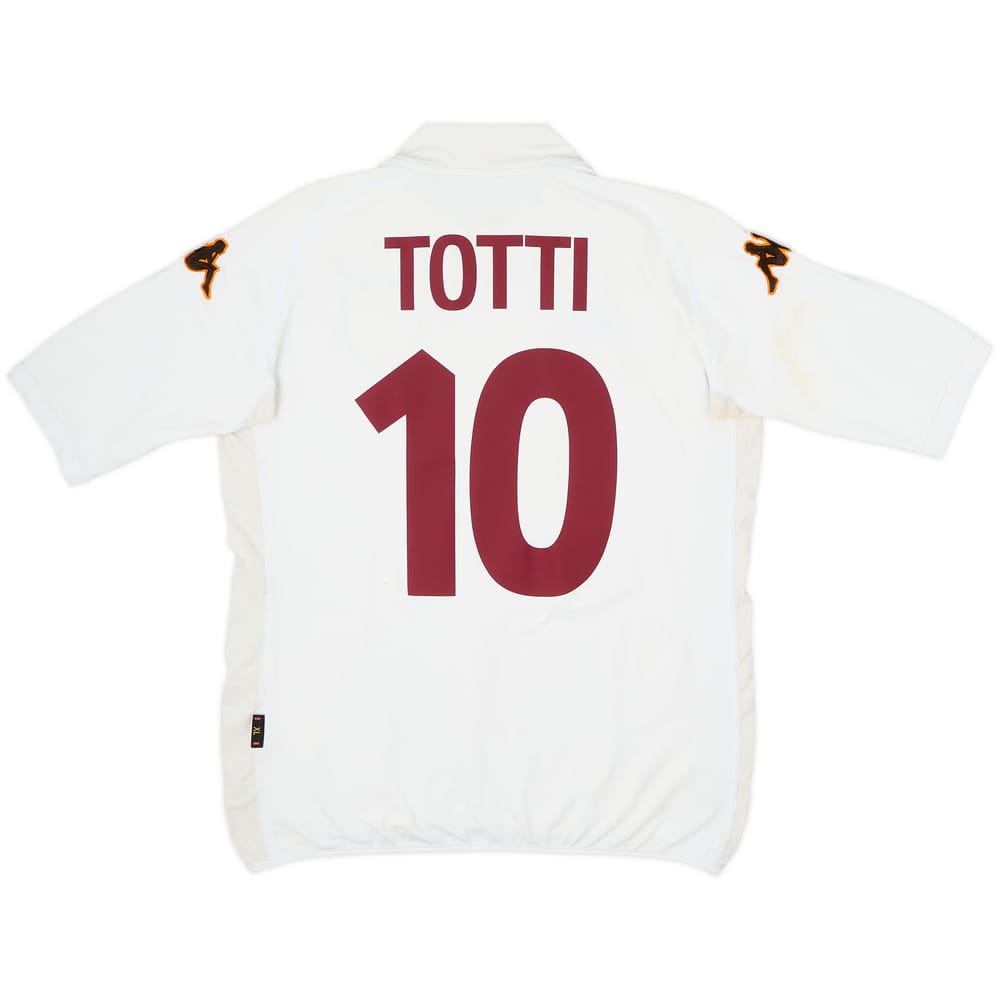 Camiseta de visitante del Roma 2002-03 Totti #10 - 6/10 - (XL)
