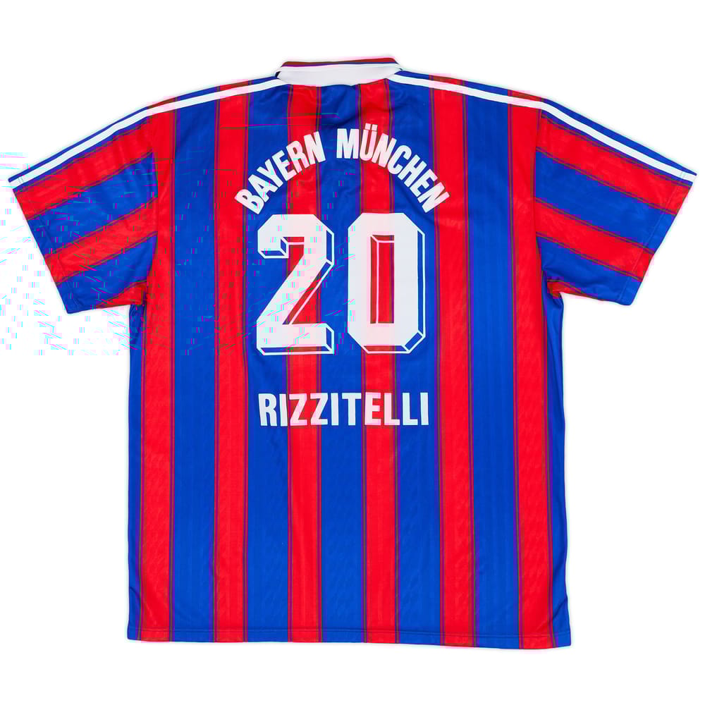 1995-97 Bayern Munich Home Shirt Rizzitelli #20 - 8/10 - (XL)