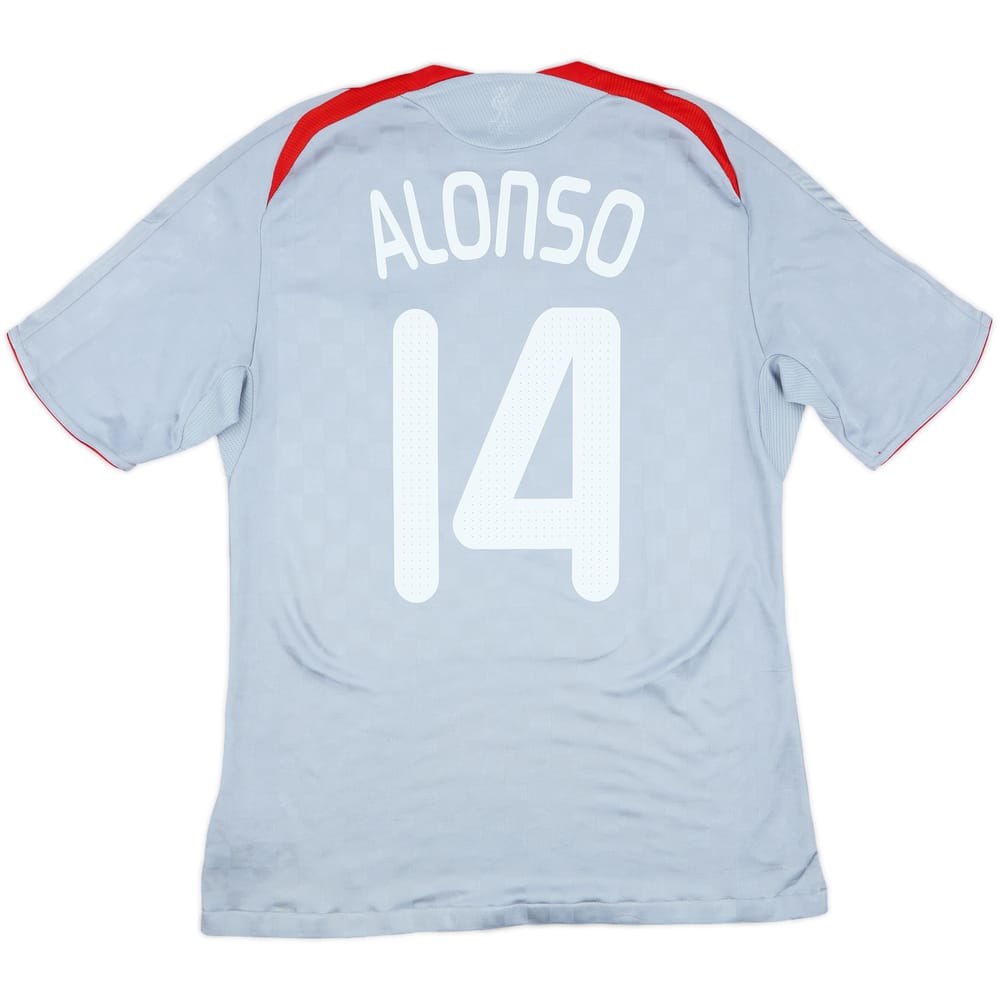 2008-09 Liverpool Away Shirt Alonso #14 - 6/10 - (M)