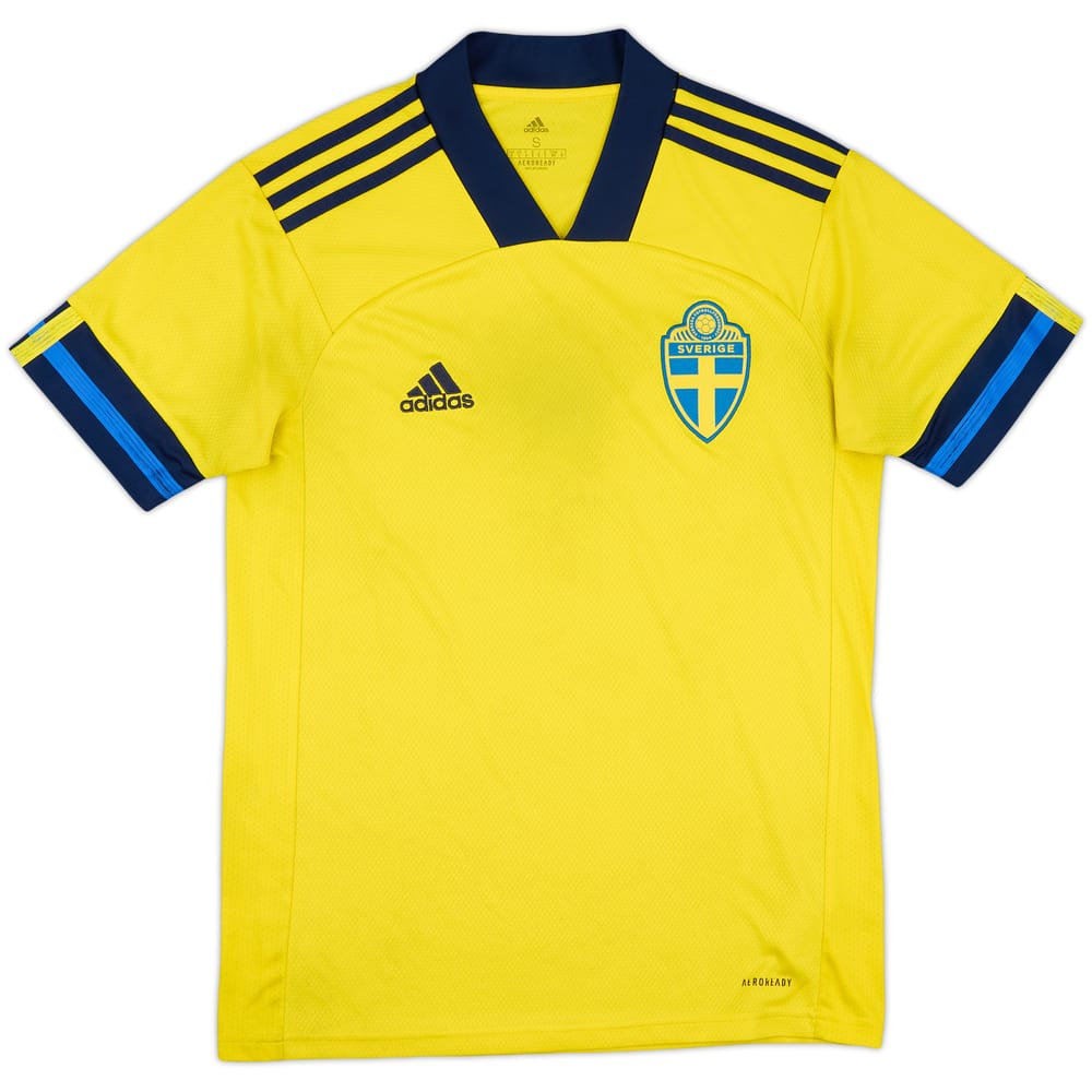2020-21 Sweden Home Shirt - 5/10 - (S)