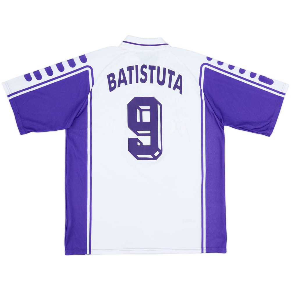 1999-00 Fiorentina Away Shirt Batistuta #9 - 6/10 - (XL)
