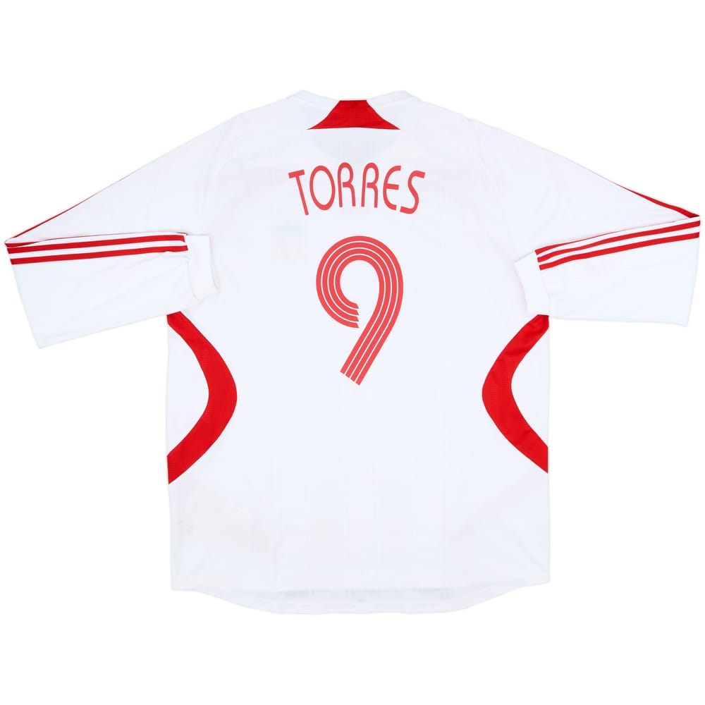 2007-08 Liverpool Away L/S Shirt Torres #9 - 5/10 - (XXL)