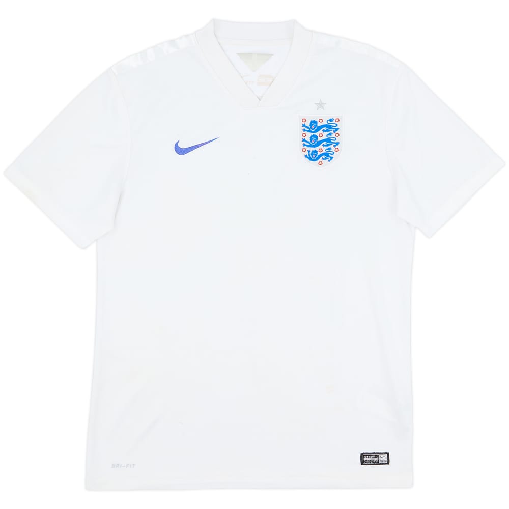 2014-15 England Home Shirt - 4/10 - (M)
