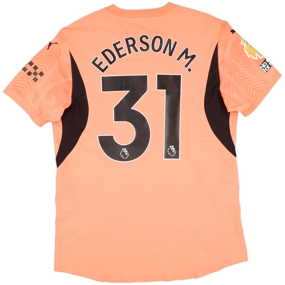 2024-25 Manchester City Match Issue GK Shirt Ederson M. #31
