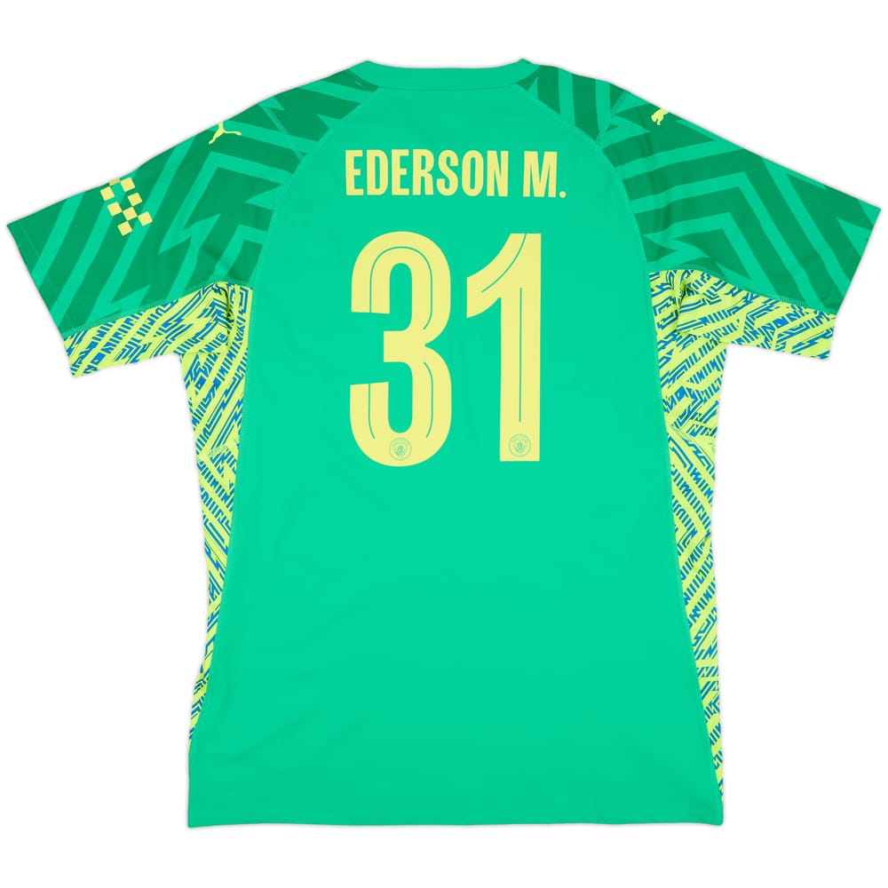 2023-24 Manchester City Player Issue GK Shirt Ederson M. #31