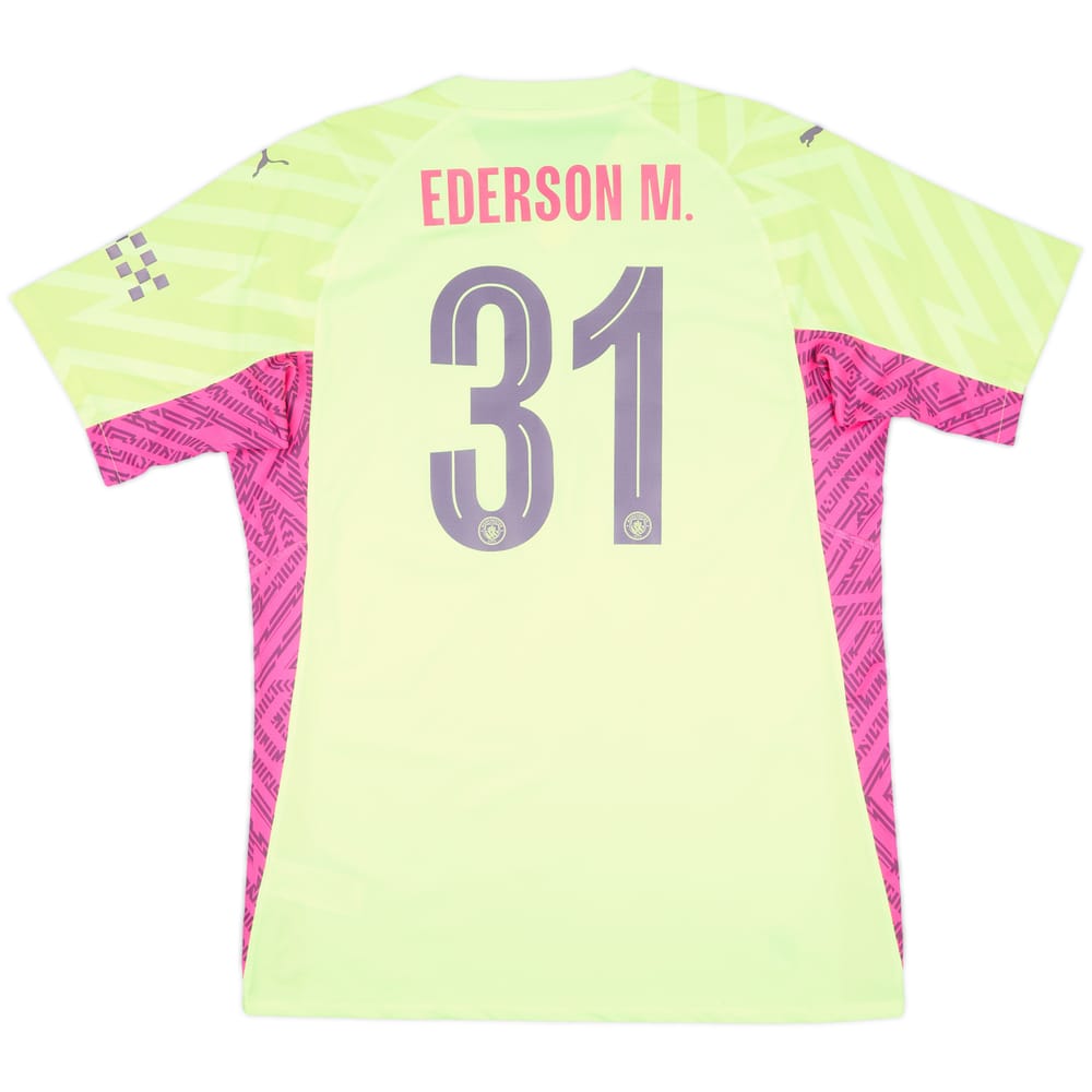 2023-24 Manchester City Player Issue GK Shirt Ederson M. #31