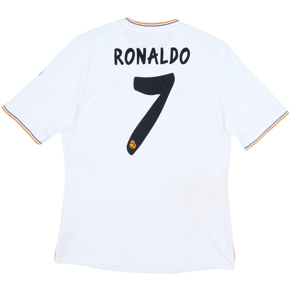 2013-14 Real Madrid Home Shirt Ronaldo #7 - 4/10 - (L)