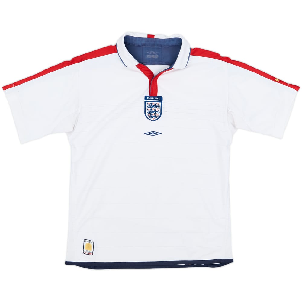 2003-05 England Home Shirt - 5/10 - (L.Boys)