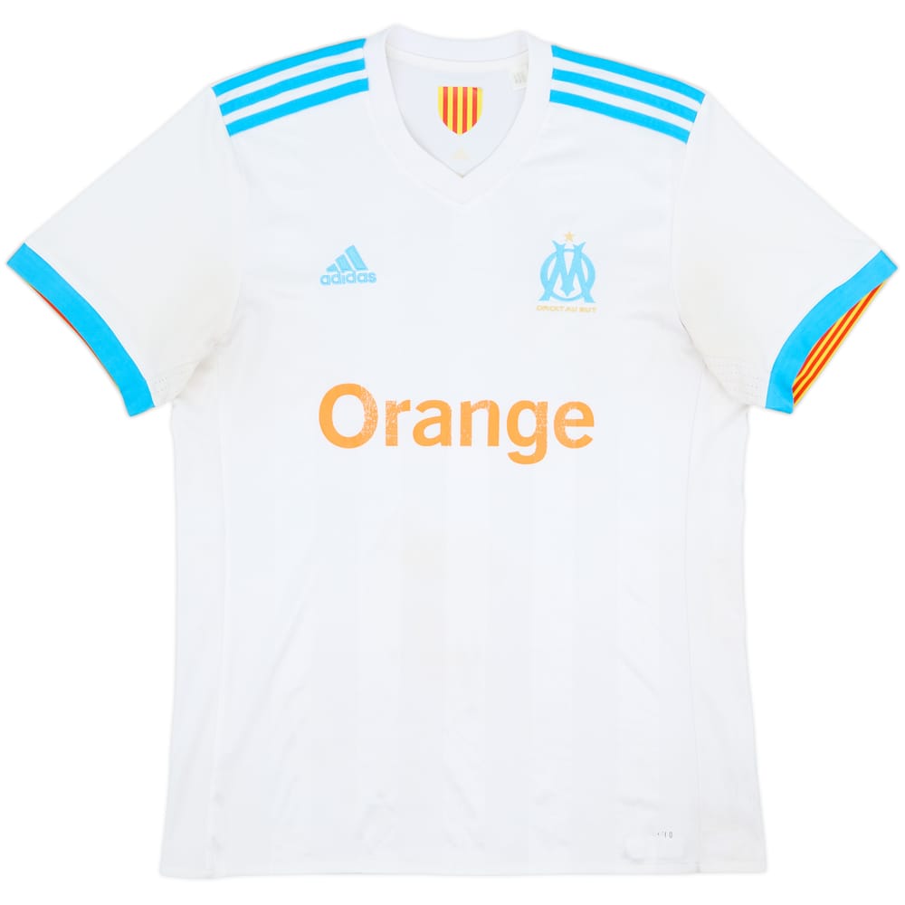 2017-18 Olympique Marseille Home Shirt - 4/10 - (L)
