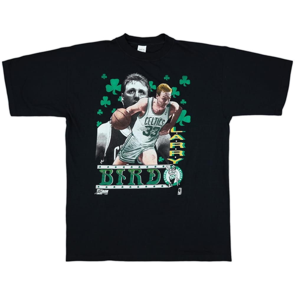 1990s Boston Celtics Larry Bird Salem Sportswear Graphic Tee - 9/10 - (XXL)