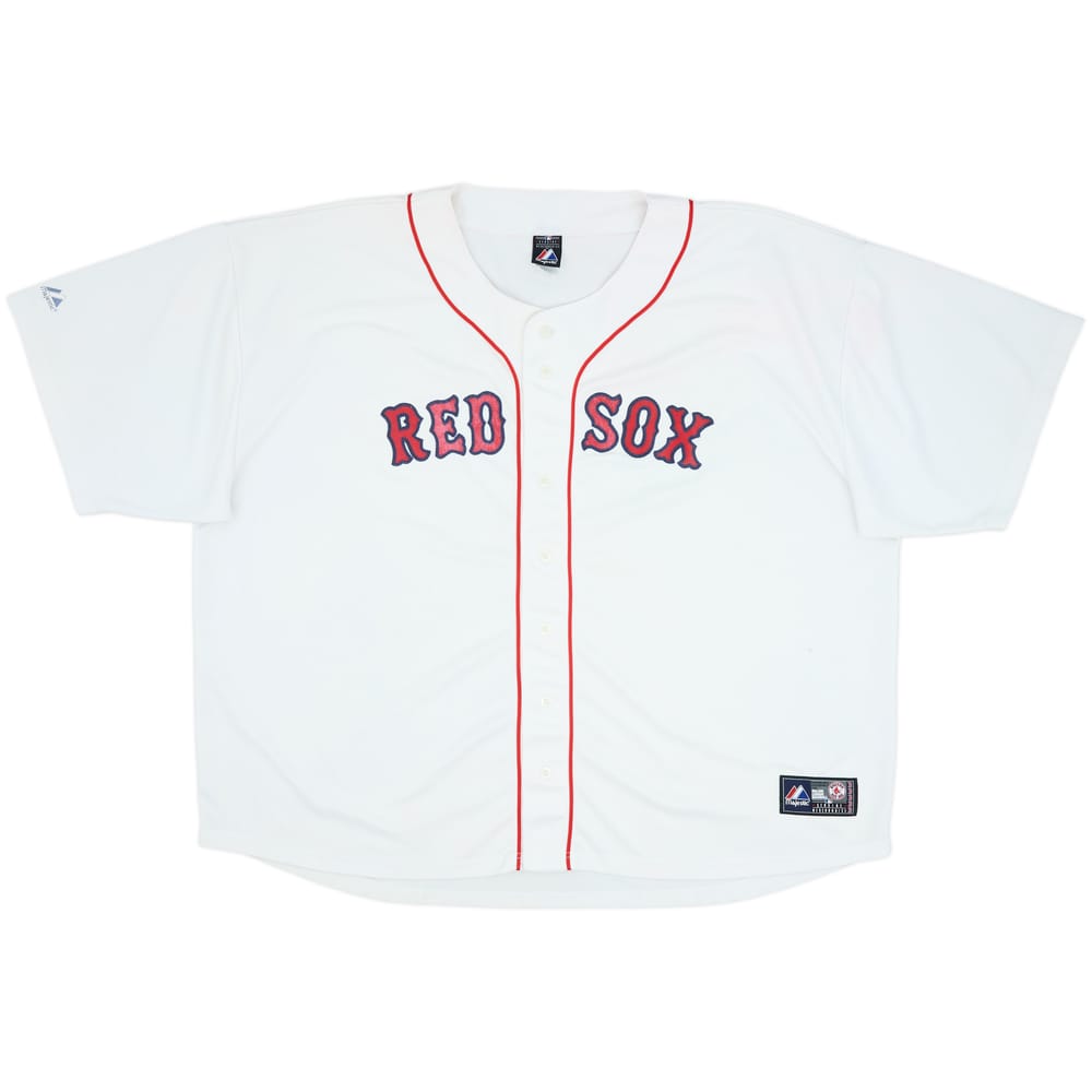 2009-15 Boston Red Sox Majestic Home Jersey - 6/10 - (6XL)