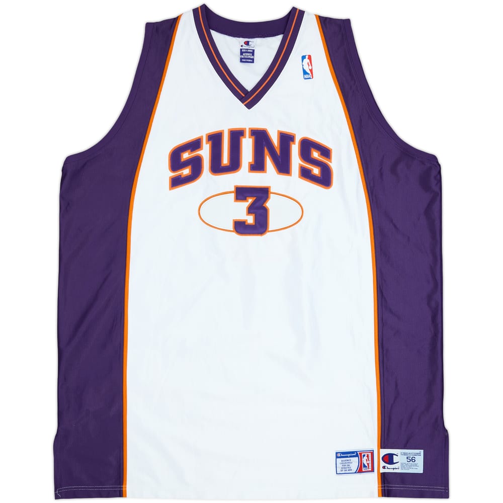 2001-02 Phoenix Suns Marbury #3 Champion Authentic Home Jersey - 9/10 - (3XL)