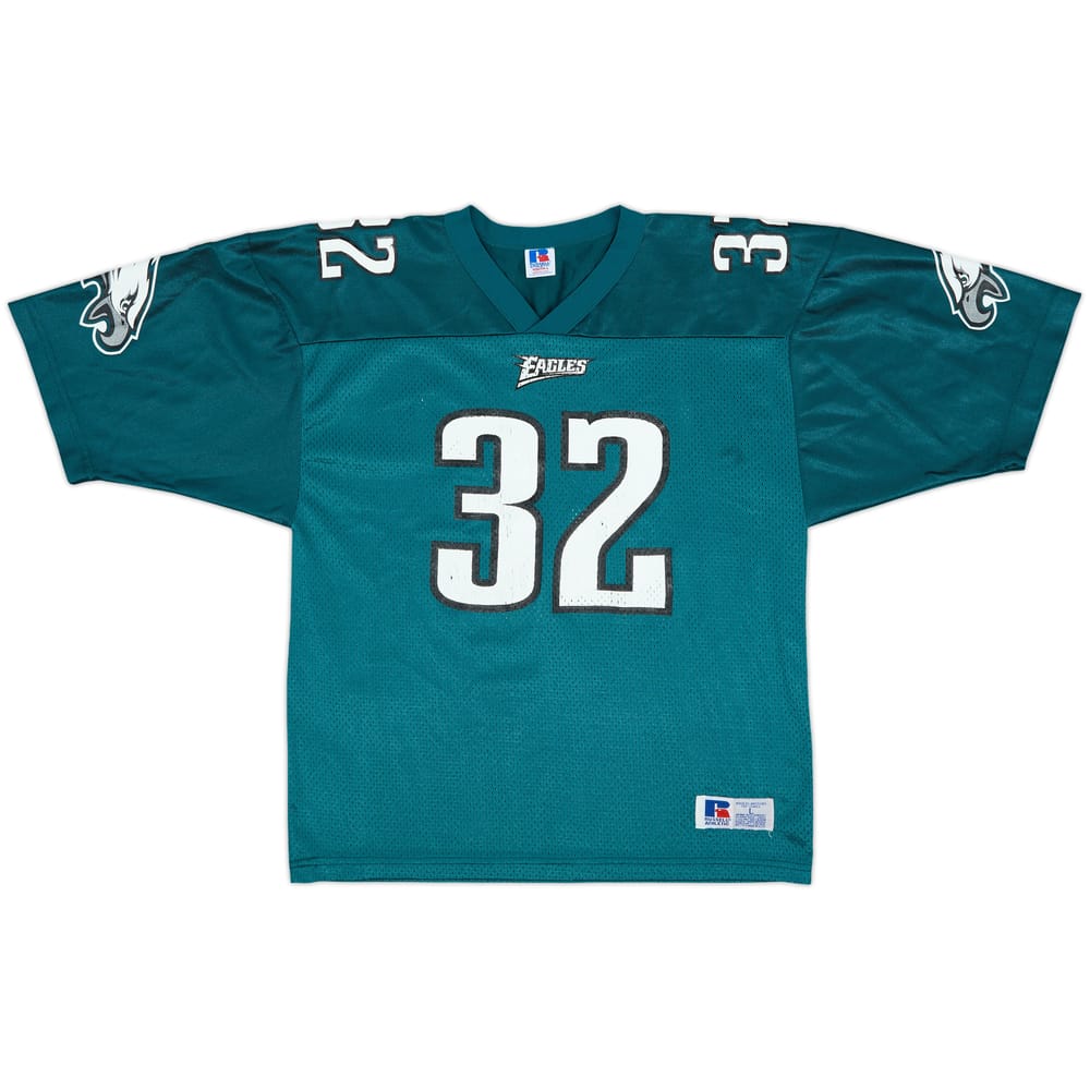 1996 Philadelphia Eagles Watters #32 Russell Athletic Home Jersey - 8/10 - (L.Boys)