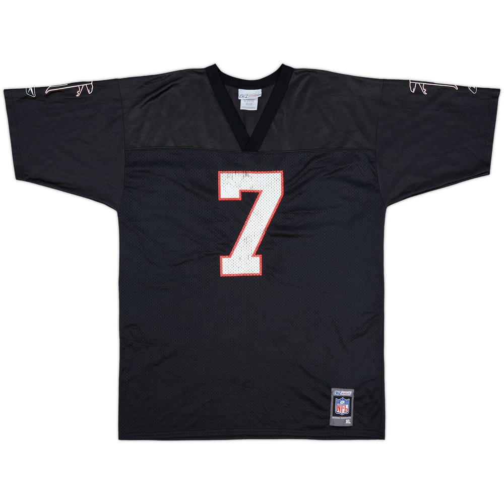 2001 Atlanta Falcons Vick #7 Reebok Home Jersey - 8/10 - (XL.Boys)