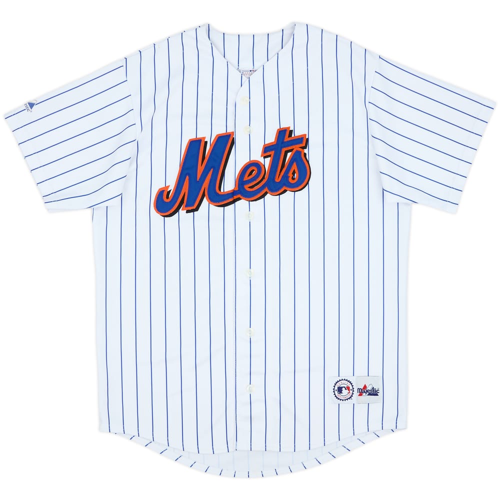 2003-08 New York Mets Majestic Home Jersey - 7/10 - (L)