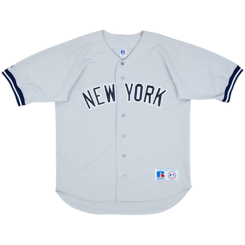 1997-02 New York Yankees Russell Athletic Away Jersey - 9/10 - (M)