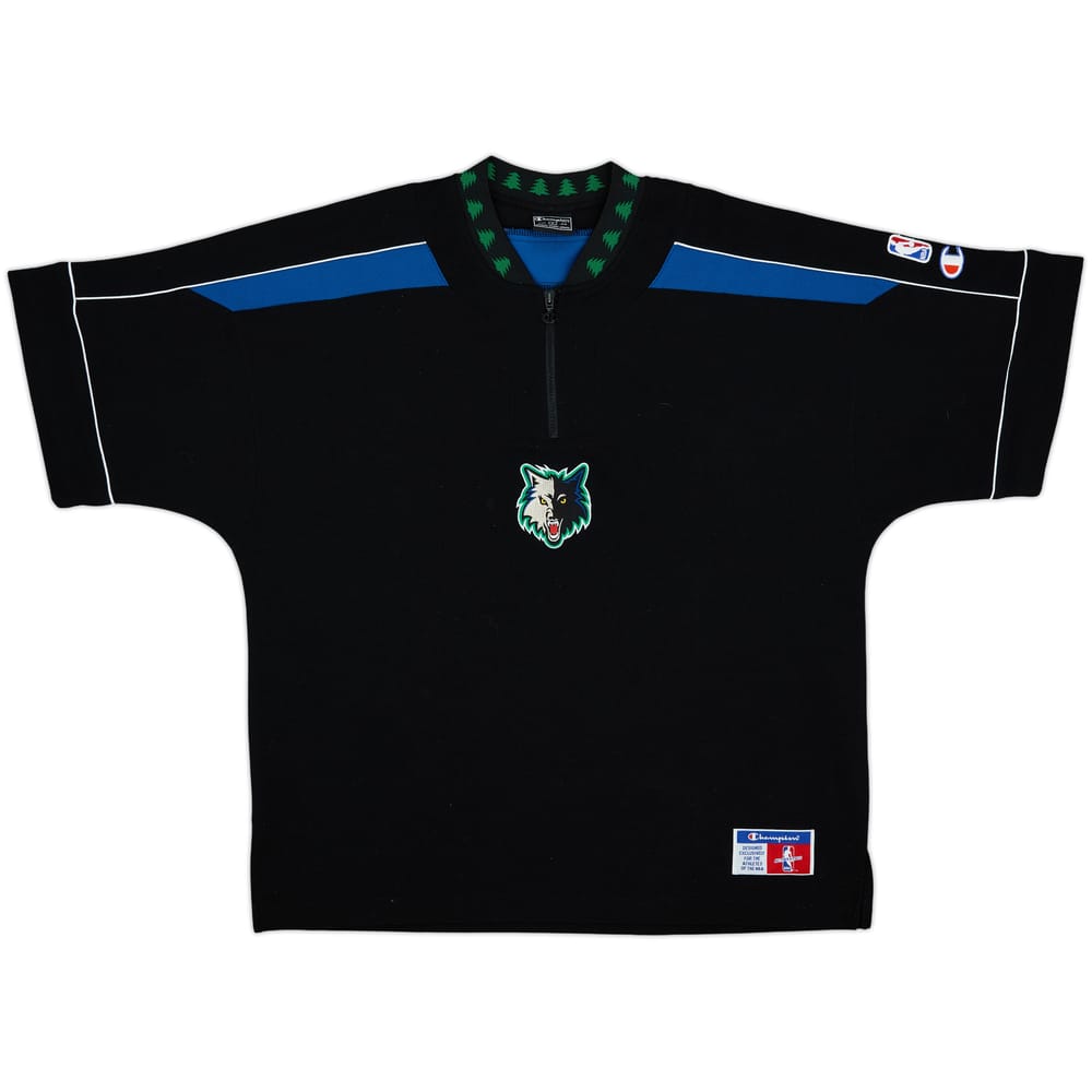 1996-02 Authentic Minnesota Timberwolves Champion Shooting Shirt - 7/10 - (L)