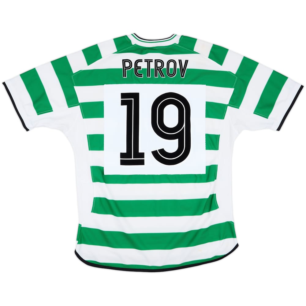 2001-03 Celtic Home Shirt Petrov #19 - 5/10 - (XL)