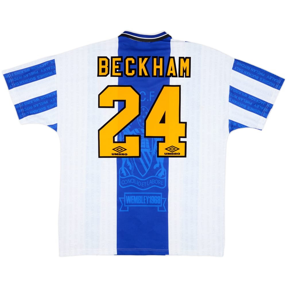 1994-96 Manchester United Third Shirt Beckham #24 - 8/10 - (XL)