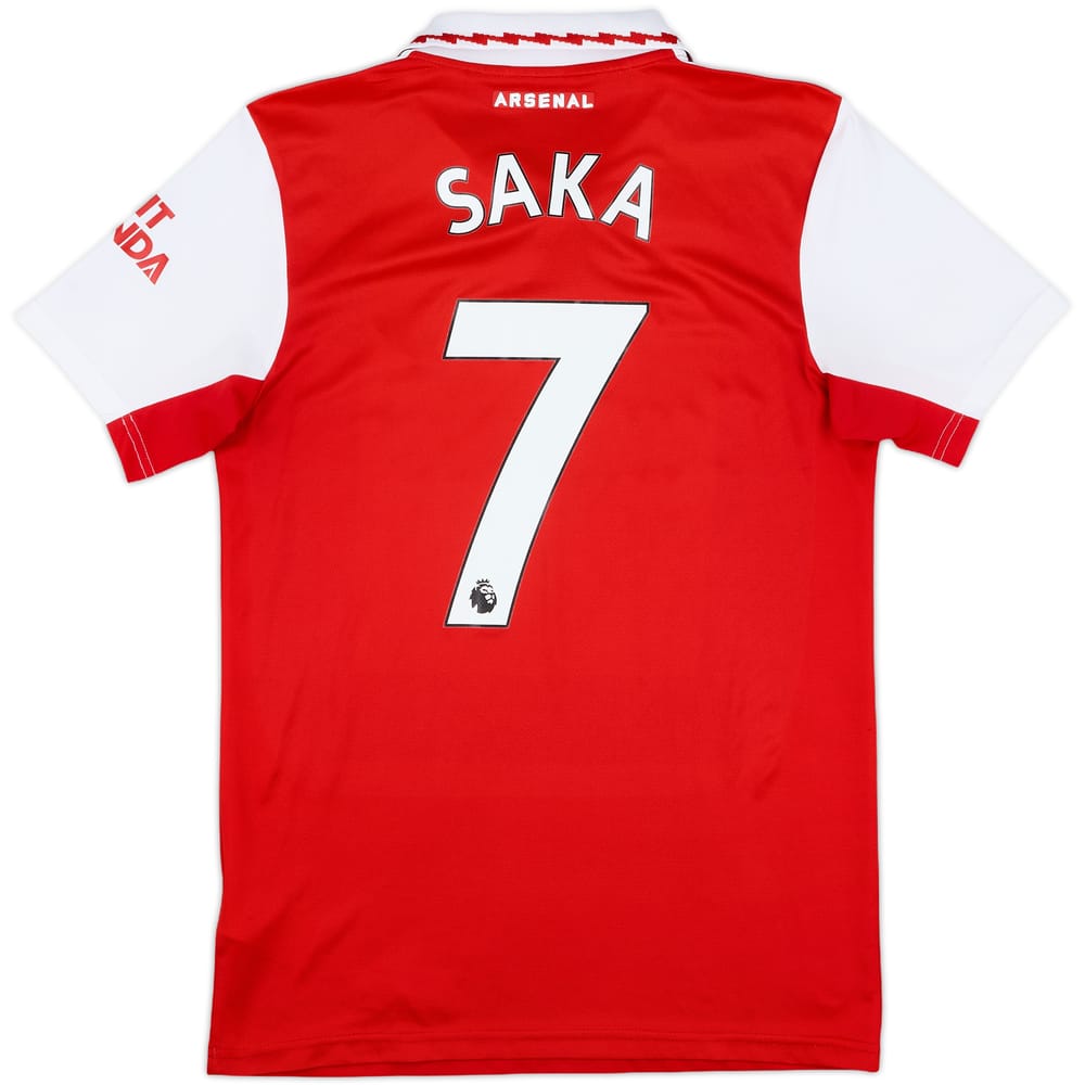 2022-23 Arsenal Home Shirt Saka #7 - 5/10 - (S)