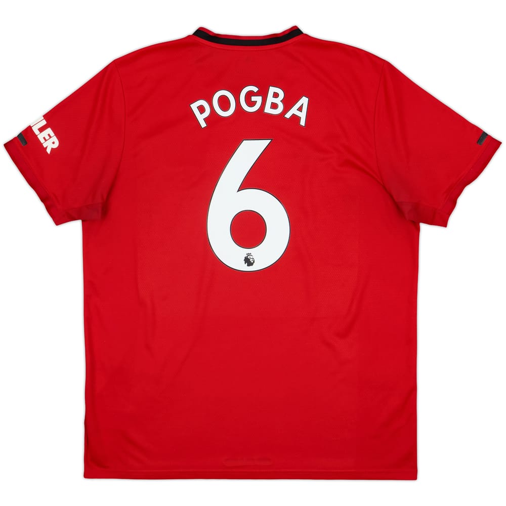 2019-20 Manchester United Home Shirt Pogba #6 - 7/10 - (XL)