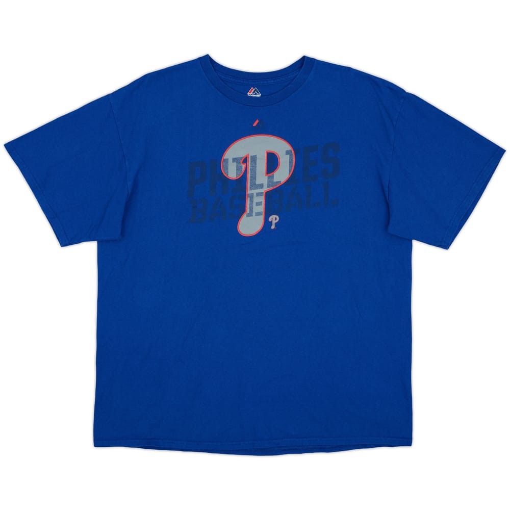2012 Philadelphia Phillies Majestic Tee - 8/10 - (XL)