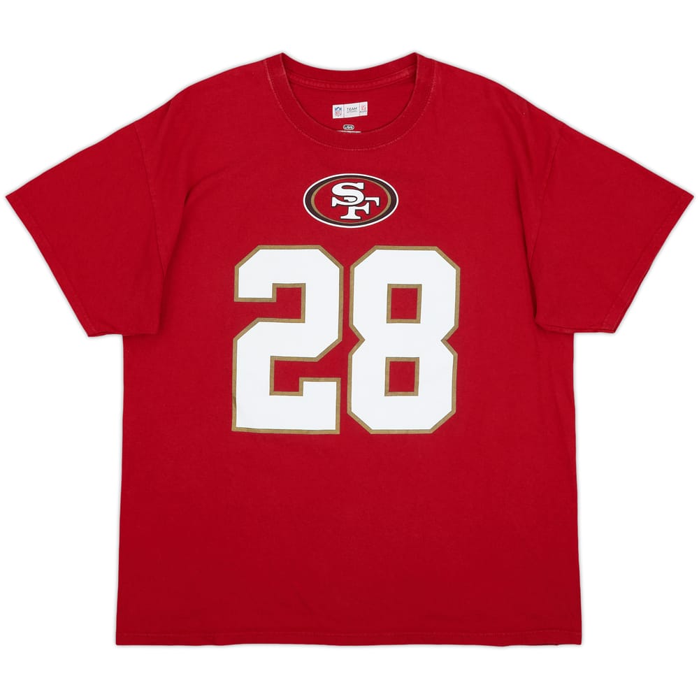 2015 San Francisco 49ers Hyde #28 NFL Tee - 7/10 - (L)