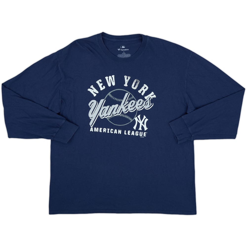 2017 New York Yankees Fanatics Graphic L/S Tee - 7/10 - (XL)