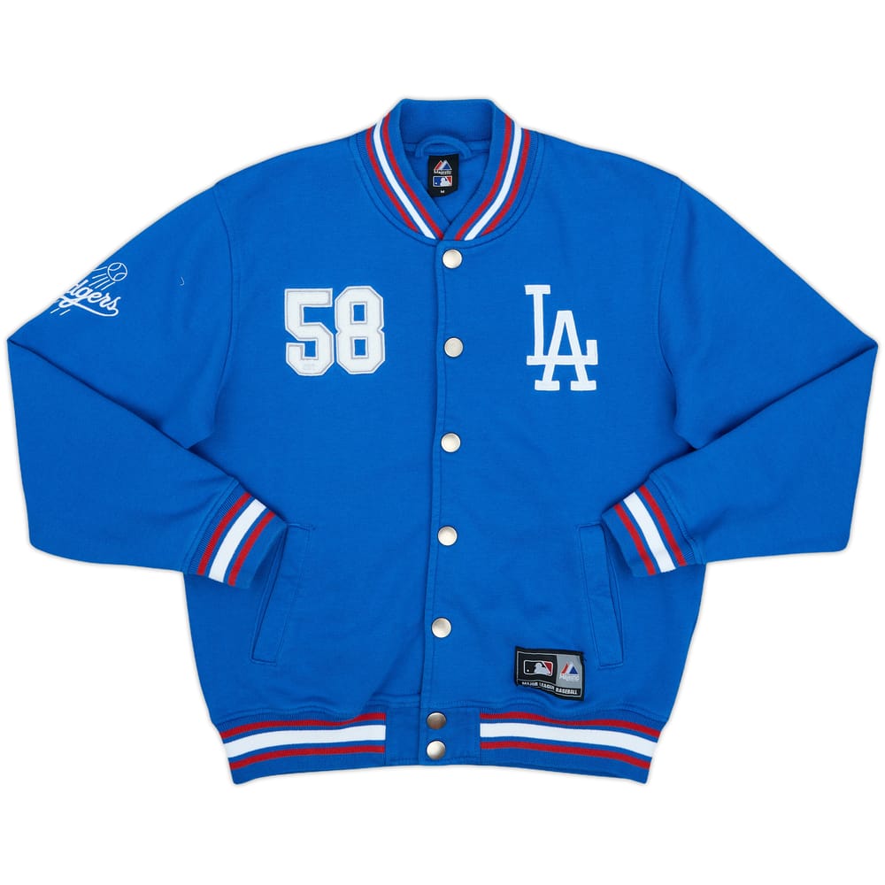 2010s LA Dodgers Majestic Varsity Sweat Top - 8/10 - (M)