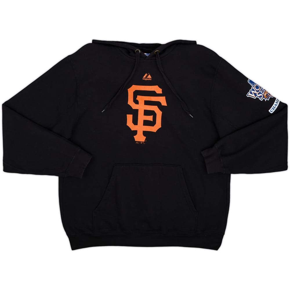 2010 San Francisco Giants World Series Champions Majestic Hooded Sweat Top - 5/10 - (L)